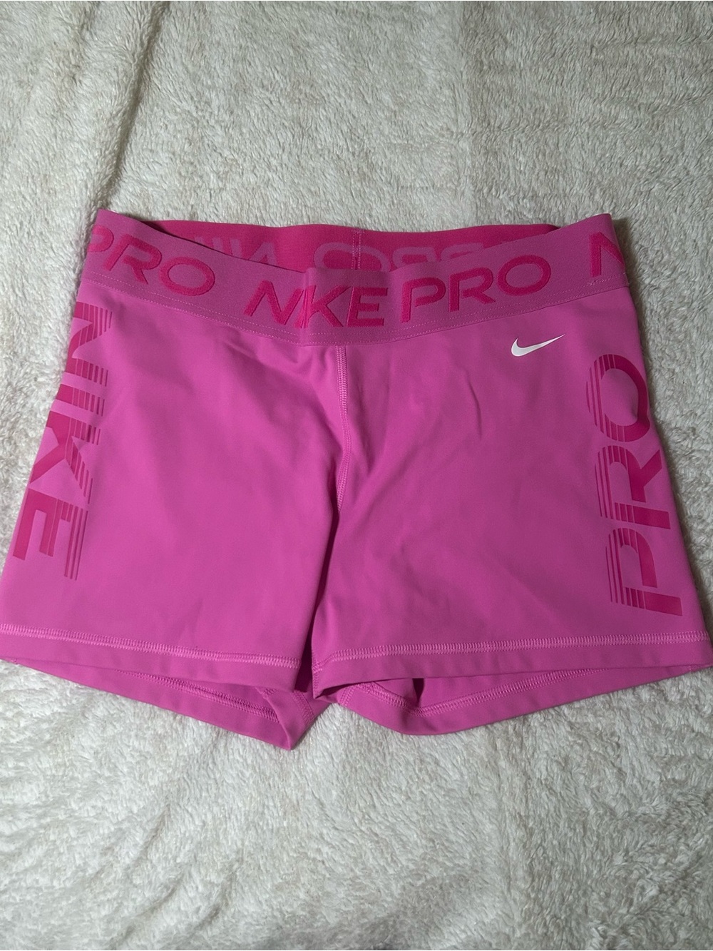 Nike Women’s Pink Pro 3 Performance Shorts